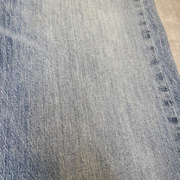 Levis 505 Jeans Mens 40x30 Blue Denim Straight Leg Medium Wash Classic Fit - Picture 6 of 11
